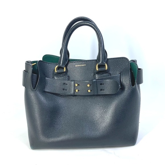 Burberry 4076733 Hand Bag Shoulder bag 2WAY Shoulder Bag Black Green - Picture 1 of 10